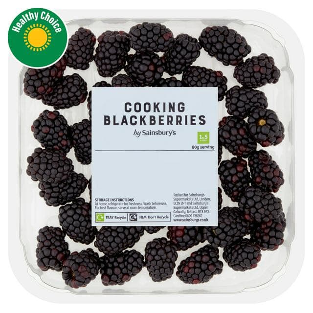 Sainsbury's Cooking Blackberries 225g - gallery image 1