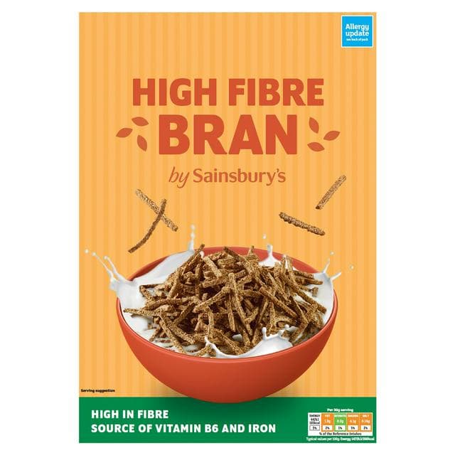 Sainsbury's High Fibre Bran 500g - gallery image 1