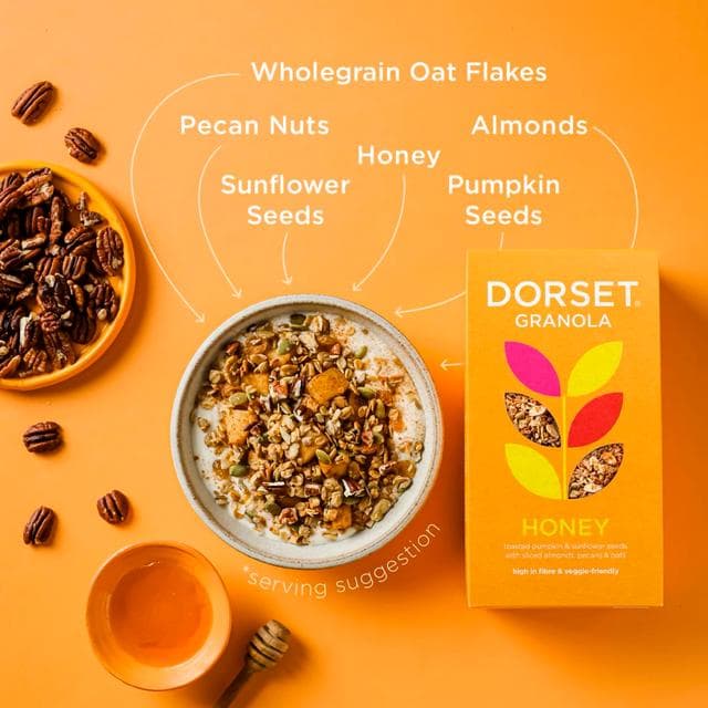 Dorset Cereals Honey Granola Breakfast Cereal 450g - gallery image 3