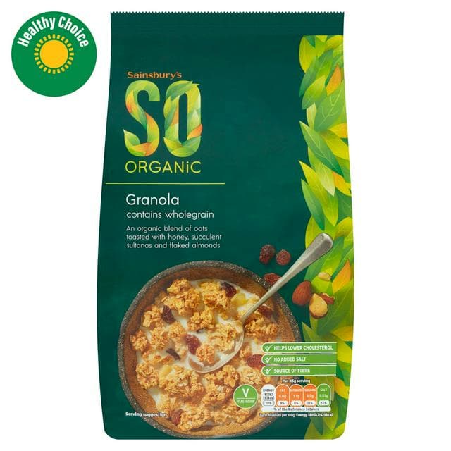 Sainsbury's Granola, SO Organic 1kg - gallery image 1