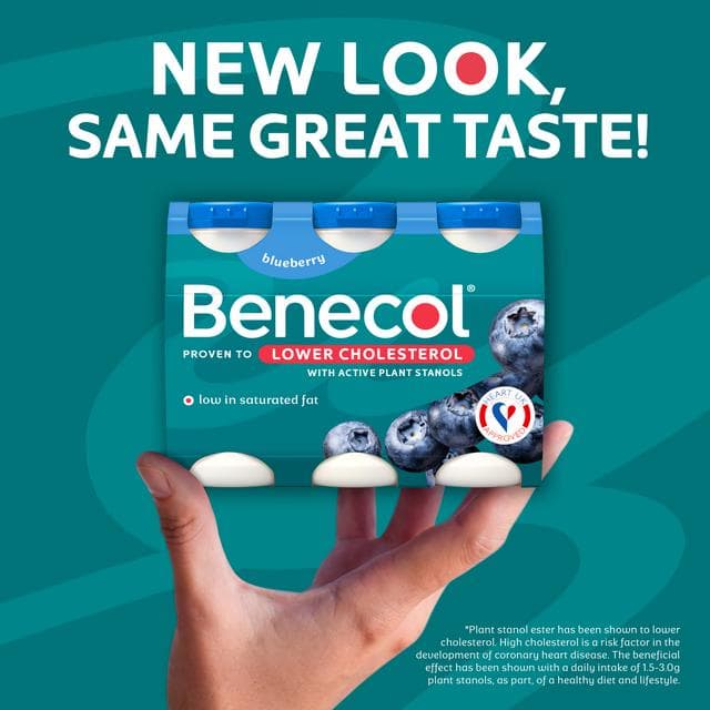 Benecol Yogurt Drink Blueberry 6x67.5g - gallery image 2