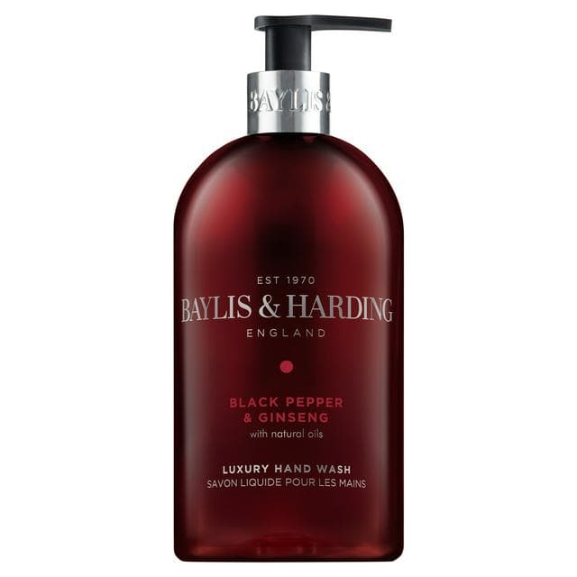 Baylis & Harding Signature Black Pepper & Ginseng Hand Wash 500ml - gallery image 1