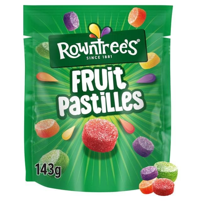 Rowntrees Fruit Pastilles Sweets Sharing Bag 143g - gallery image 1