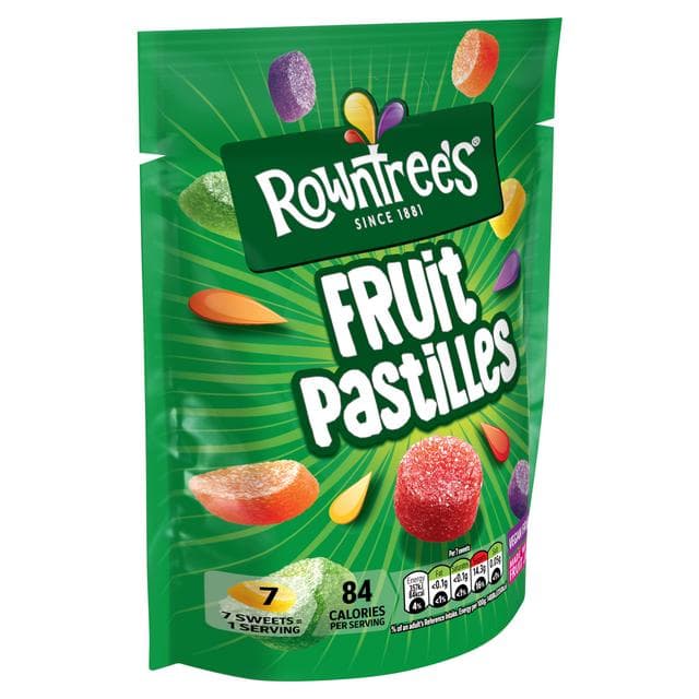 Rowntrees Fruit Pastilles Sweets Sharing Bag 143g - gallery image 2