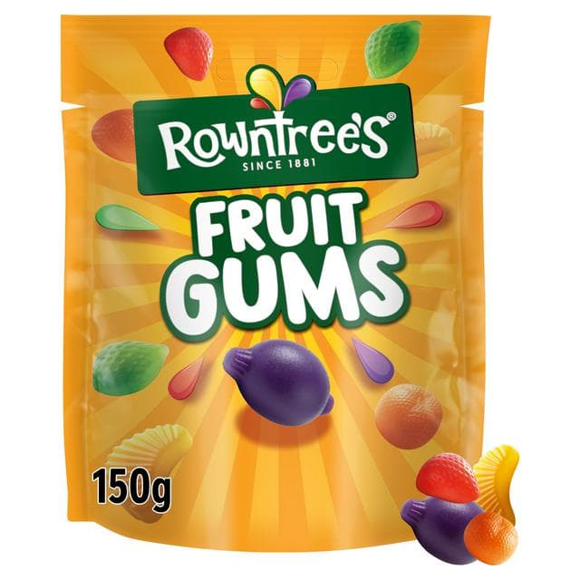 Rowntree's Fruit Gums Sweets Sharing Bag 150g - gallery image 1