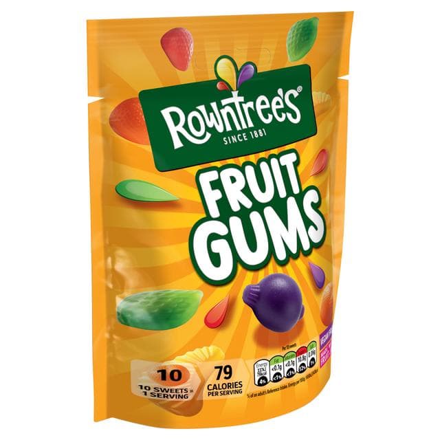 Rowntree's Fruit Gums Sweets Sharing Bag 150g - gallery image 2