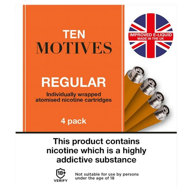 Ten Motives Regular Refills Pack x4 16mg - gallery image 1