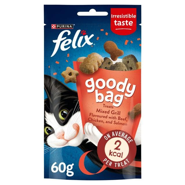 Felix Goody Bag Cat Treats Mixed Grill 60g - gallery image 1