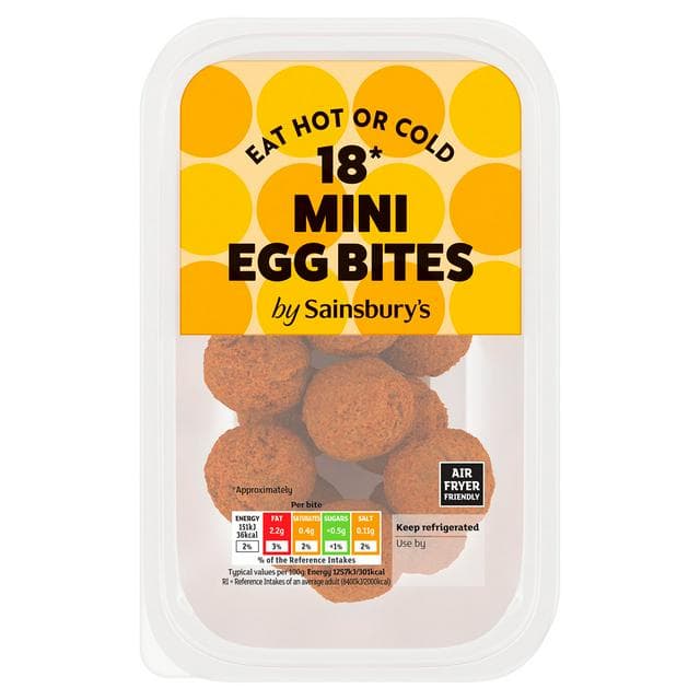 Sainsbury's Mini Egg Bites x18 216g - gallery image 1