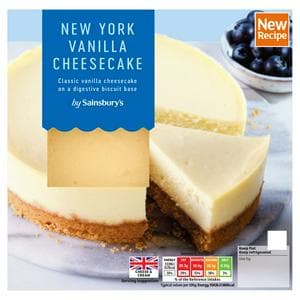Sainsbury's New York Vanilla Cheesecake 500g