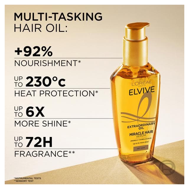 L'Oreal Elvive Extraordinary Oil All Hair Types 100ml - gallery image 2
