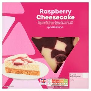 Sainsbury's 500g Raspberry Cheesecake Dessert
