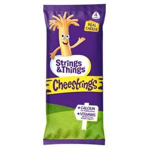 Strings & Things Cheestrings Cheese Snack x4 80g