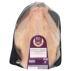 Sainsbury's (Approx. 1.65kg) Free Range Norfolk Black Corn Fed British Whole Chicken