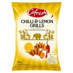 Cofresh Chilli & Lemon Grills Flavoured Potato Snack 80g