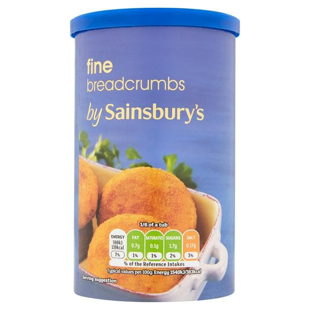 Sainsbury's Natural Fine Breadcrumbs 230g - gallery image 1
