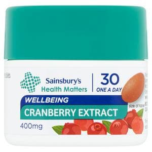 Sainsbury's Cranberry Supplement x30 400mg