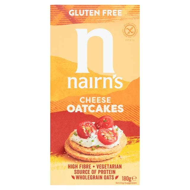 Nairn's Gluten Free Cheese Oatcakes 180g - gallery image 1