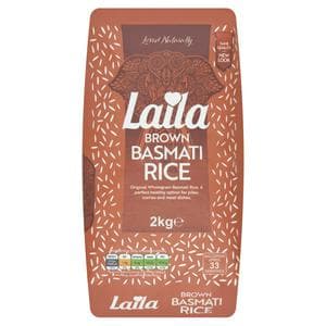 Laila Brown Basmati Rice 2kg