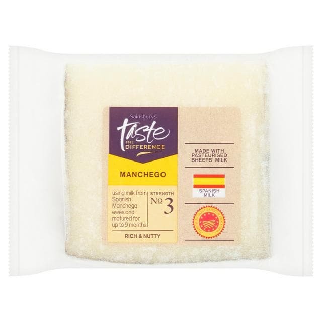 Sainsbury's Spanish Manchego Cheese, Taste the Difference 170g - gallery image 1