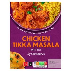 Sainsbury's Chicken Tikka Masala & Pilau Rice Ready Meal For 1 400g