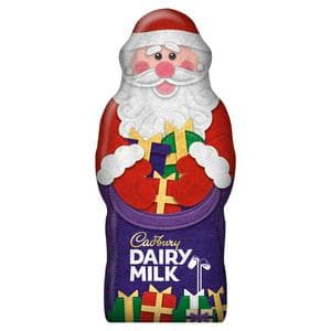 Cadbury Dairy Milk 100g Christmas Chocolate Santa Hollow Figure