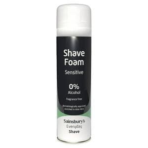 Sainsbury's Mens Sensitive Shave Foam 250ml