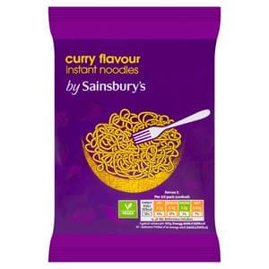 Sainsbury's Curry Flavour Instant Noodles 90g
