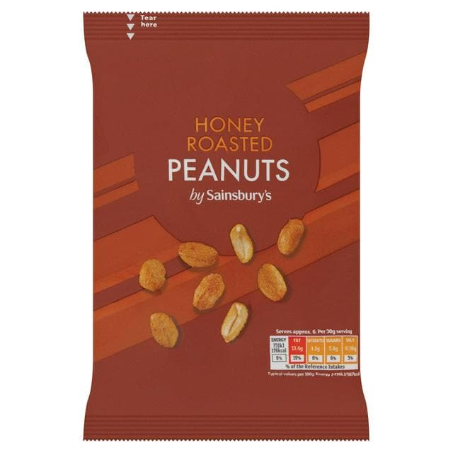 Sainsbury's Honey Roast Peanuts 200g - gallery image 1