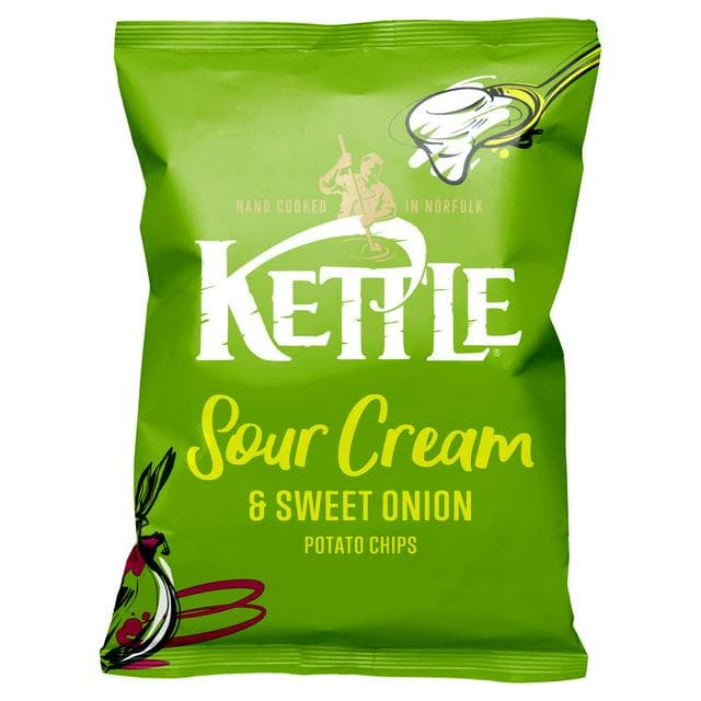 Kettle Chips Sour Cream & Sweet Onion Sharing Crisps 130g - gallery image 1