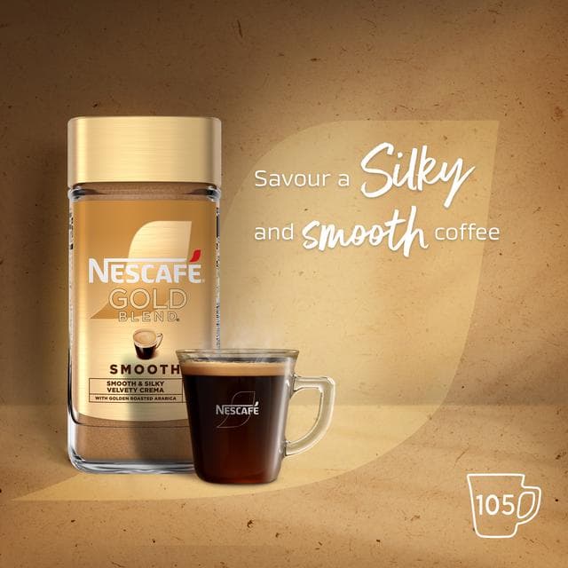 Nescafe Gold Blend Smooth Instant Coffee 190g - gallery image 2