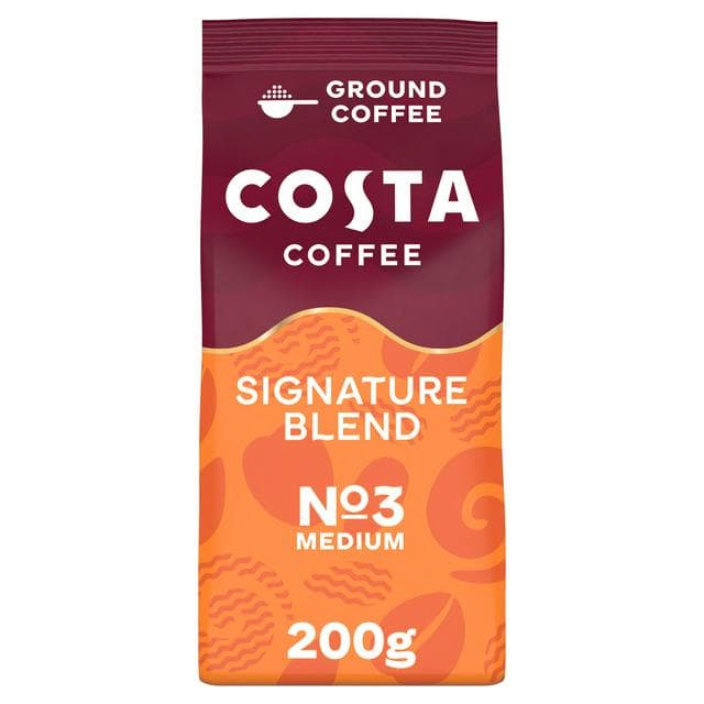 Costa Coffee Mocha Italia Signature Blend Ground for Cafetiere & Filter 200g - gallery image 1
