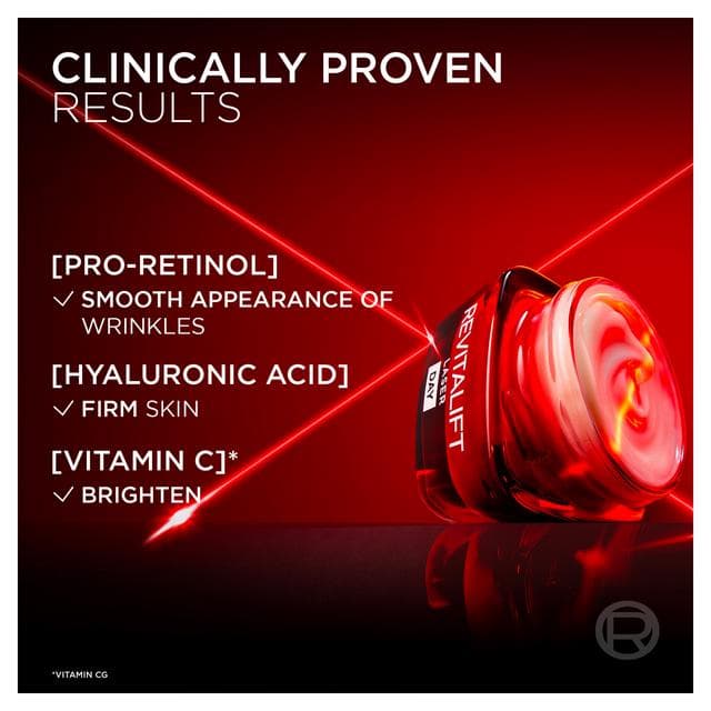 L'Oreal Paris Revitalift Laser Renew Anti Ageing Day Cream 50ml - gallery image 2