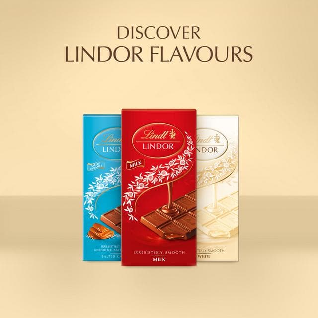 Lindt Lindor White Chocolate Bar 100g - gallery image 6