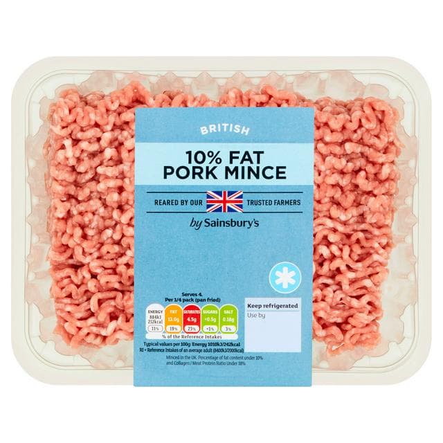 Sainsbury's British Pork Mince 10% Fat 500g - gallery image 1
