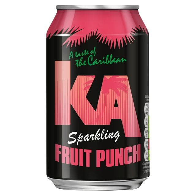 KA Sparkling Fruit Punch Soft Drink 330ml - gallery image 1