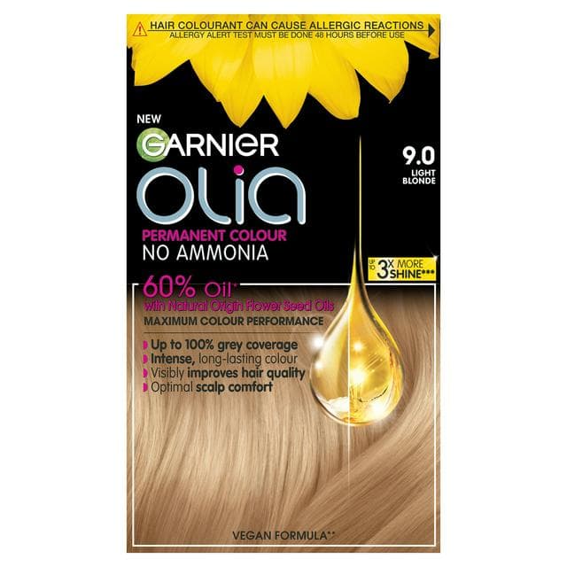 Garnier Olia Permanent No Ammonia Hair Dye Light Blonde 9.0 - gallery image 1