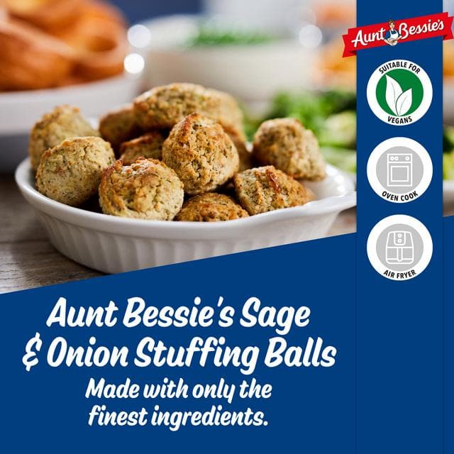 Aunt Bessie’s 10 x Sage & Onion Stuffing Balls 260g - gallery image 2