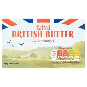 Sainsbury's British Butter, Salted 500g
