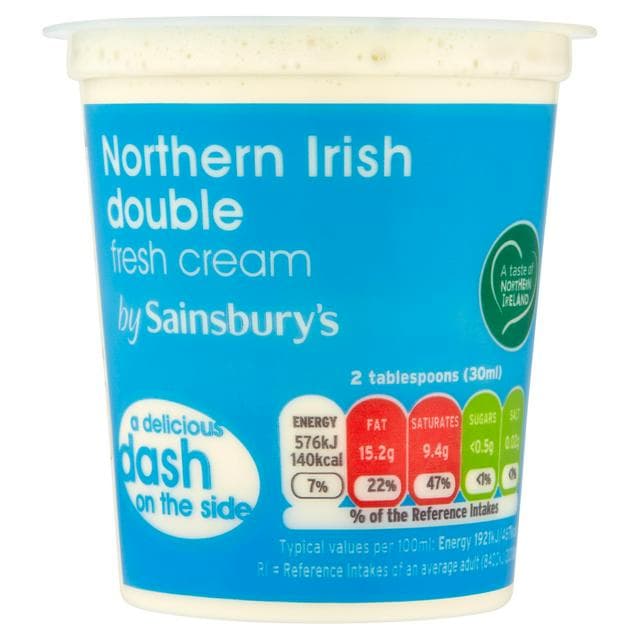 Sainsbury's Double Cream 150ml - gallery image 1