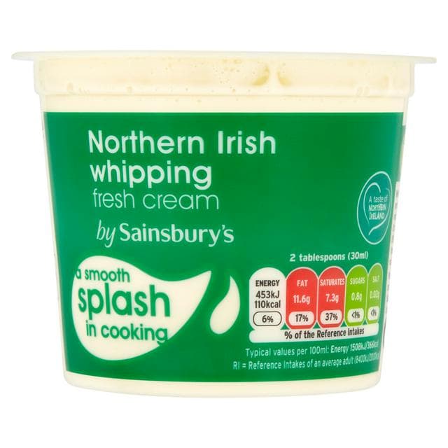 Sainsbury's Whipping Cream 300ml - gallery image 1