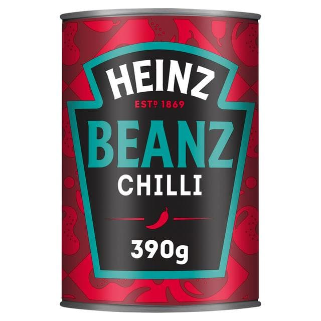 Heinz Baked Beans Fiery Chilli 390g - gallery image 1