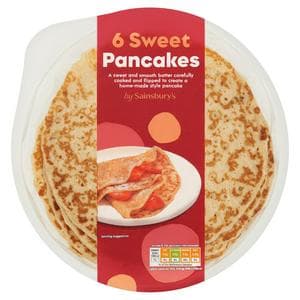 Sainsbury's Sweet Pancakes x6 375g