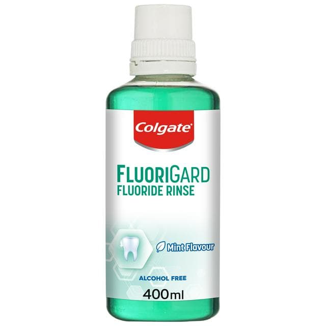 Colgate Fluorigard Daily Rinse Mouthwash Alcohol Free 400ml - gallery image 1