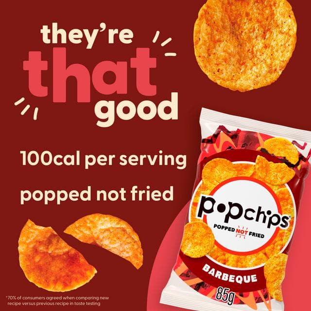 Popchips Barbeque Sharing Crisps 85g - gallery image 2