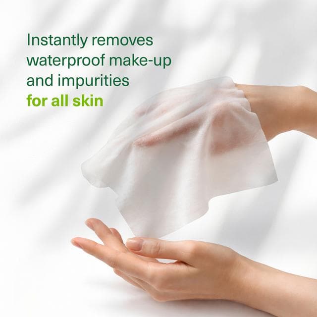 Simple Biodegradable Facial Cleansing Make Up Remover Wipes Travel Size x7 - gallery image 6