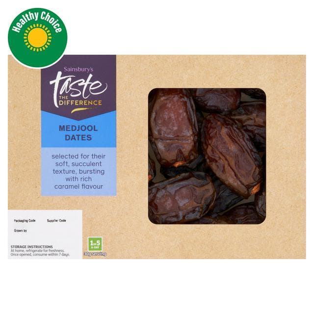 Sainsbury's Medjool Dates, Taste the Difference 500g - gallery image 1