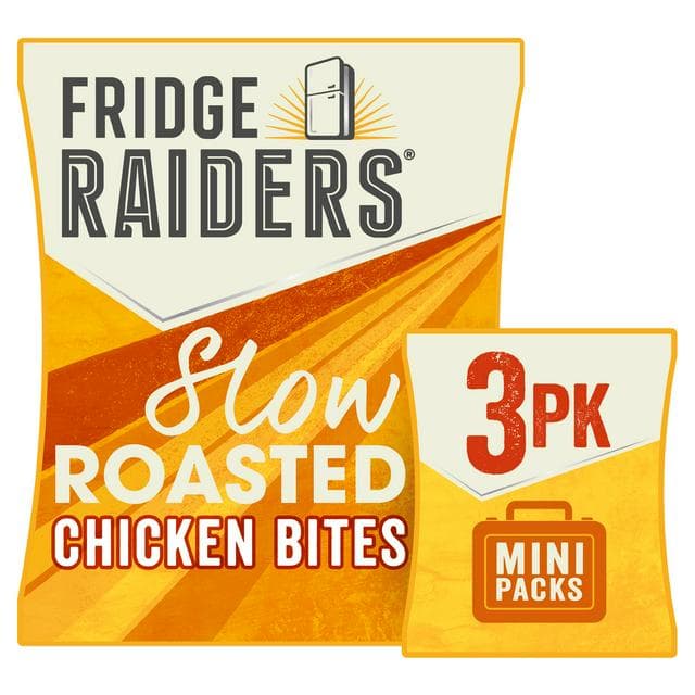Fridge Raiders Slow Roasted Chicken Snack Bites 3x 22.5g - gallery image 1