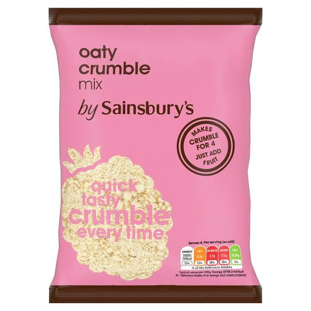 Sainsbury's Oaty Crumble 225g - gallery image 1