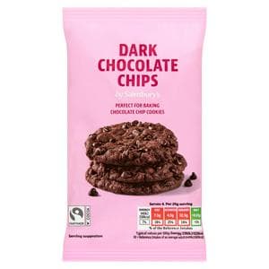 Sainsbury's Dark Chocolate Chips 100g